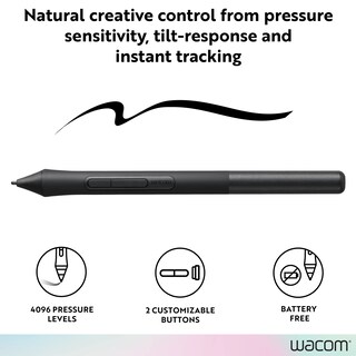 Foto 3 | Bolígrafo Wacom Lp1100k 4k Para Tableta Intuos Color Negro - Venta Internacional.