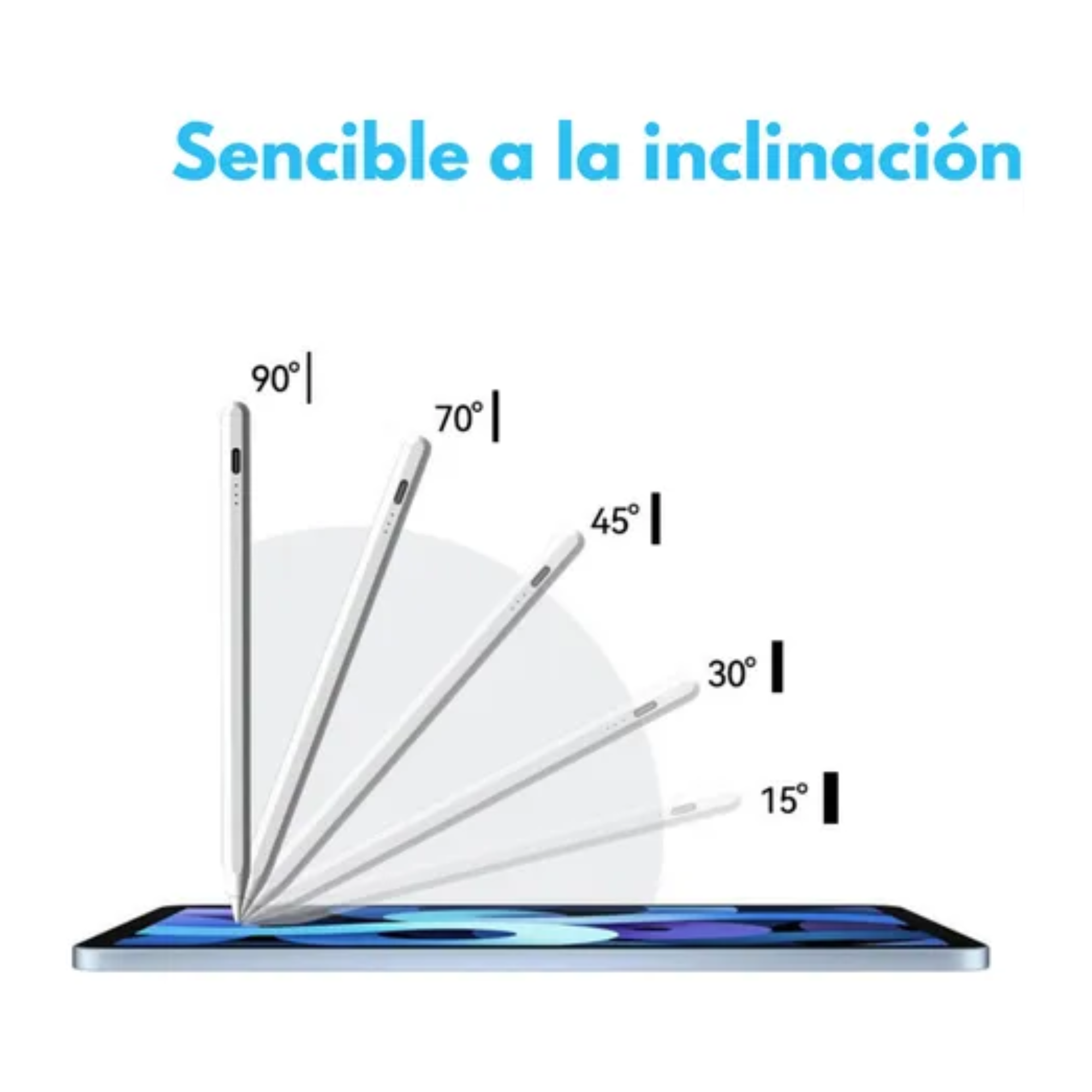 Foto 4 pulgar | Mr. Gadgets Pencil Para Ipad Lápiz Óptico Smart Stylus Pen Carga Usb-c Magnético Sensible Inclinación Rechazo De Palma