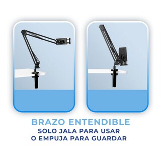 Foto 2 | Soporte Brazo Articulado Elegate HOLD83 color Negro de Escritorio para Tablet de 12 a 18 CM de Ancho