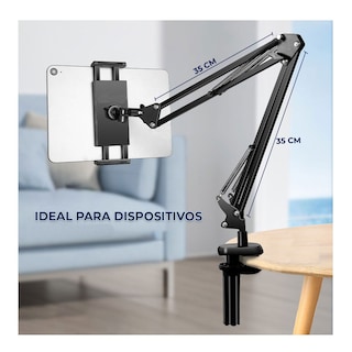 Foto 5 | Soporte Brazo Articulado Elegate HOLD83 color Negro de Escritorio para Tablet de 12 a 18 CM de Ancho