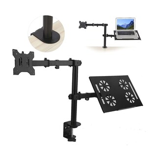 Foto 2 | Soporte Articulado para Laptop y Monitor de 14 a 27 Pulgadas Elegate Negro