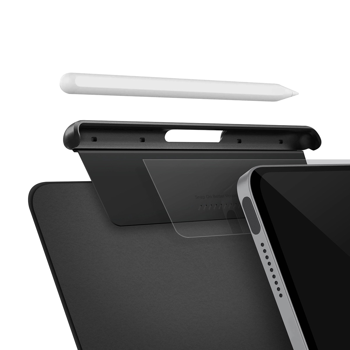 Foto 4 pulgar | Soporte Para Apple Pencil Gris Oscuro Volo De Uniq