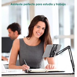 Foto 2 | Language Soporte Celular Tablet Brazo Flexible Ajustable Con Clip Eo Safe Imports Esi-11526-1 Negro