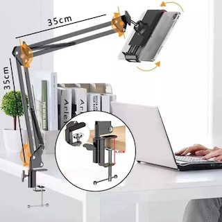 Foto 3 | Language Soporte Celular Tablet Brazo Flexible Ajustable Con Clip Eo Safe Imports Esi-11526-1 Negro