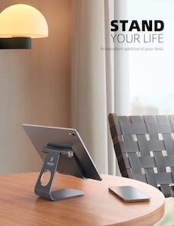 Foto 2 | Soporte Para Tableta Lamicall Ajustable Gris Para Ipad De 4 A 13 Pulgadas - Venta Internacional.