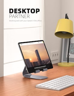 Foto 3 | Soporte Para Tableta Lamicall Ajustable Gris Para Ipad De 4 A 13 Pulgadas - Venta Internacional.
