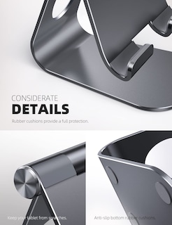Foto 6 | Soporte Para Tableta Lamicall Ajustable Gris Para Ipad De 4 A 13 Pulgadas - Venta Internacional.