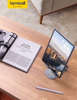 Foto 7 | Soporte Para Tableta Lamicall Ajustable Gris Para Ipad De 4 A 13 Pulgadas - Venta Internacional.