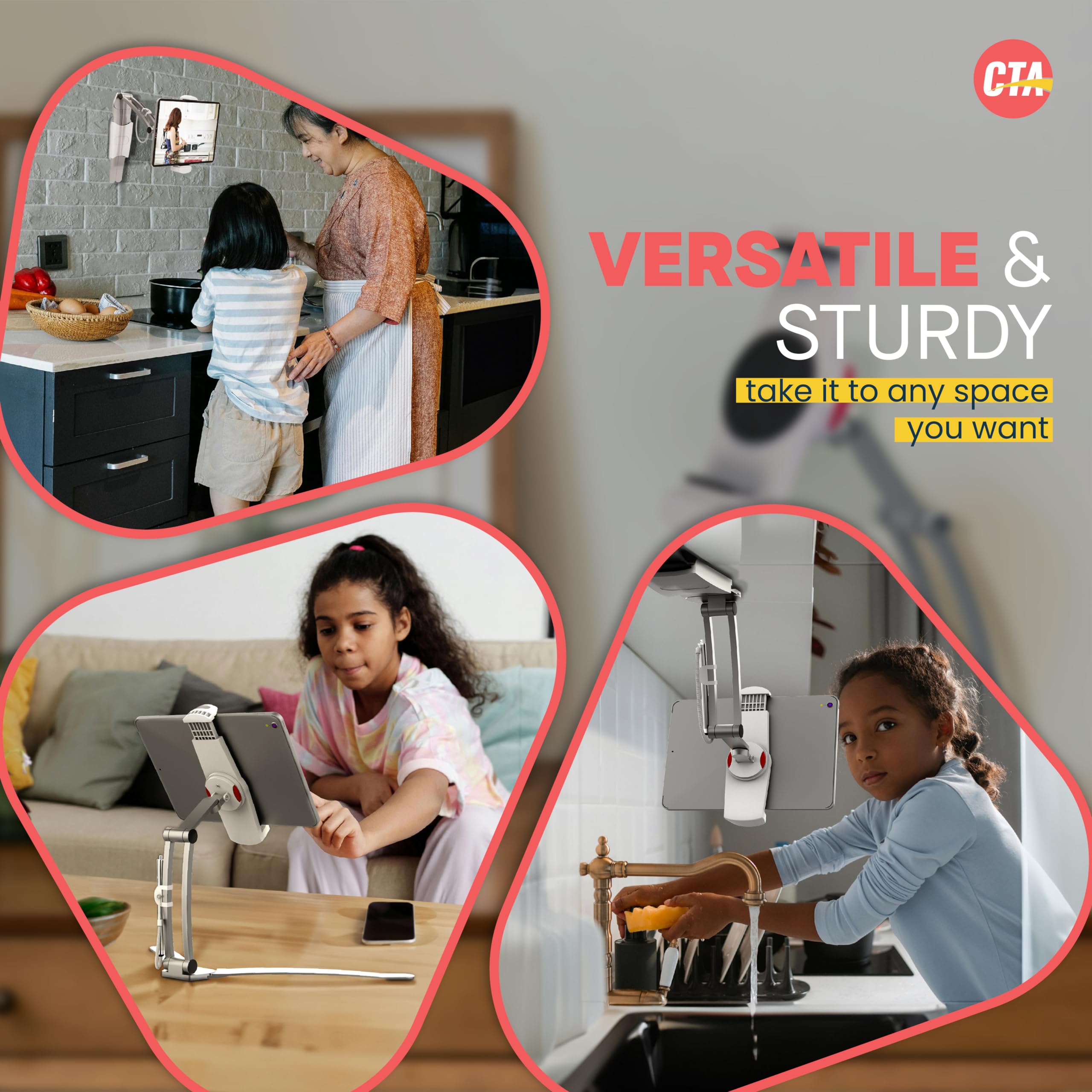 Foto 5 | Soporte De Tableta Cta Multiusos Universal Para Ipad - Venta Internacional.