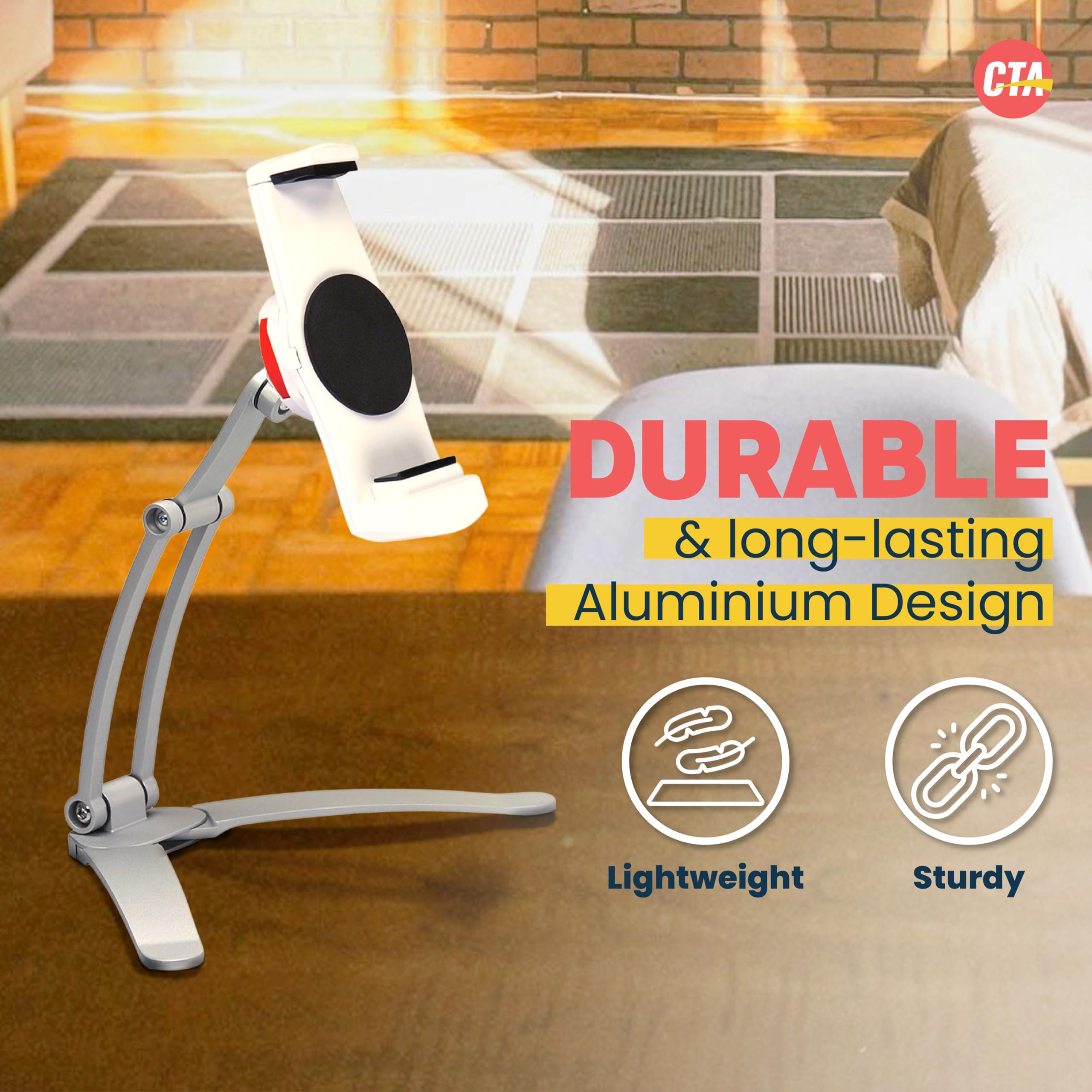 Foto 8 pulgar | Soporte De Tableta Cta Multiusos Universal Para Ipad - Venta Internacional.