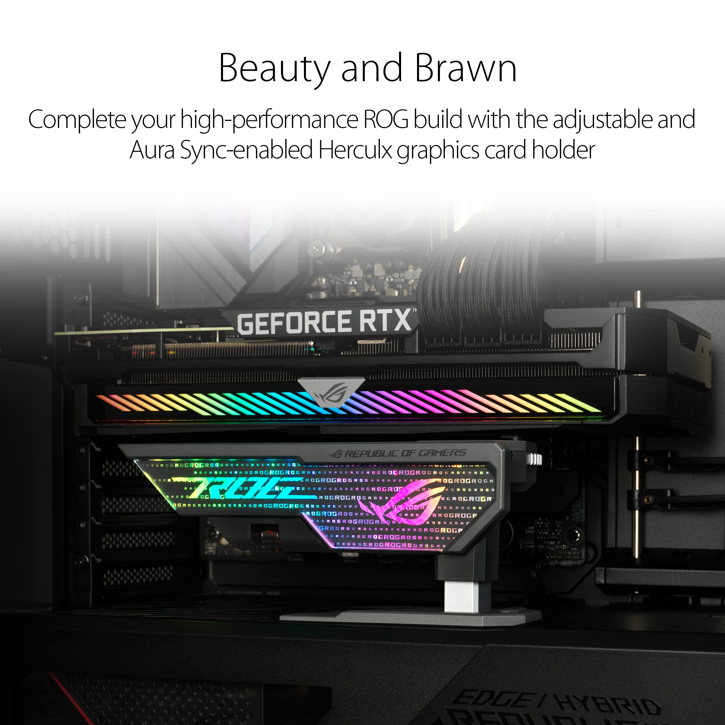 Foto 7 pulgar | Soporte Antihundimiento Para Tarjetas Gráficas Asus Rog Herculx - Venta Internacional.