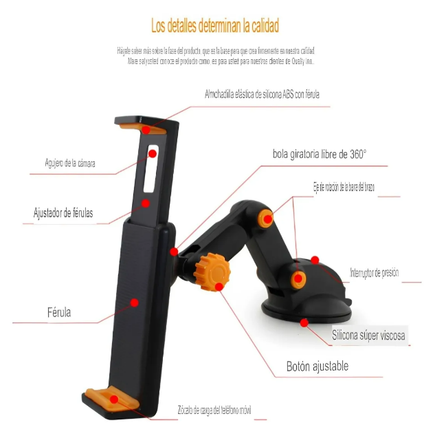 Foto 5 pulgar | Soporte Xtellar Para Dispositivos Móviles Para Viajes Largos