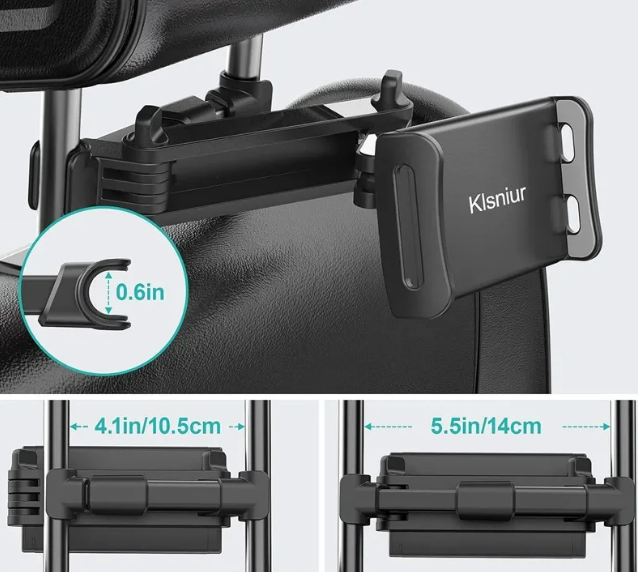 Foto 3 pulgar | Soporte Xtellar Tablet Auto Cabecera Base Para 4.7-11 Pulgada Equipo