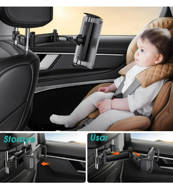 Foto 4 pulgar | Soporte Xtellar Tablet Auto Cabecera Base Para 4.7-11 Pulgada Equipo