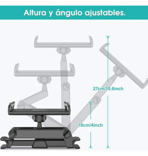 Foto 5 pulgar | Soporte Xtellar Tablet Auto Cabecera Base Para 4.7-11 Pulgada Equipo