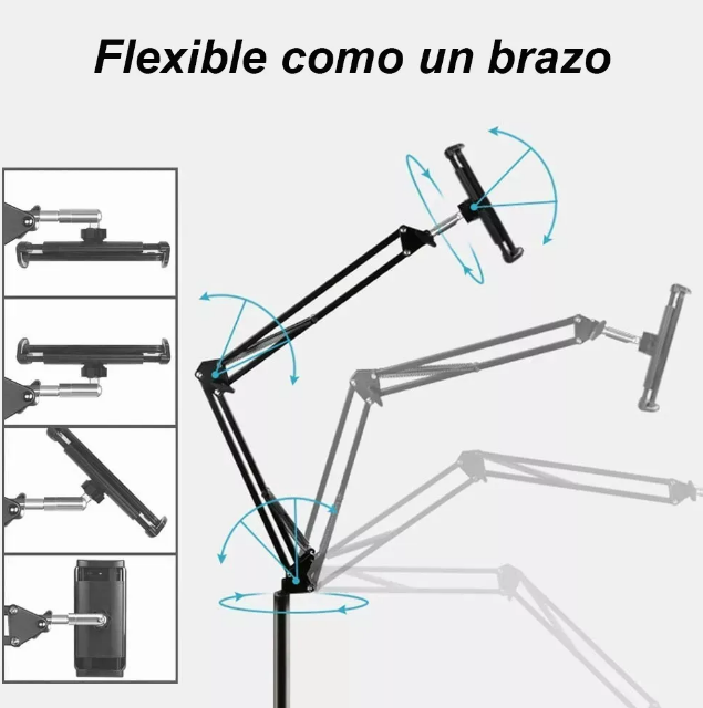 Foto 4 pulgar | Soporte Xtellar De Suelo Ajustable De 360 Grados Para Ipad O Celular