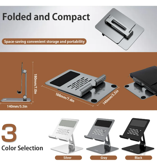 Foto 4 | Xtellar Soporte Ajustable Y Plegable Para Escritorio
