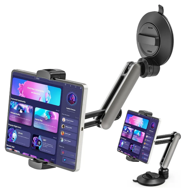 Soporte Xtellar Ajustable Con Ventosa Ipad Pared Cocina