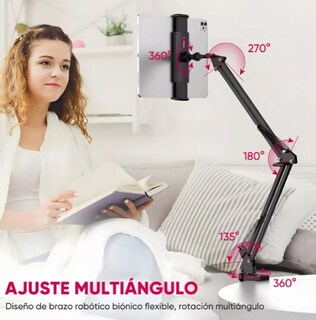 Foto 3 | Soporte Xtellar Ajustable Tablet Celular Ipad 360grados 13 Pulgadas