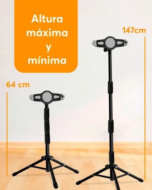 Foto 5 pulgar | Xtellar Tripie Universal Tablet Rotación 360° 7 A 12 Pulgadas