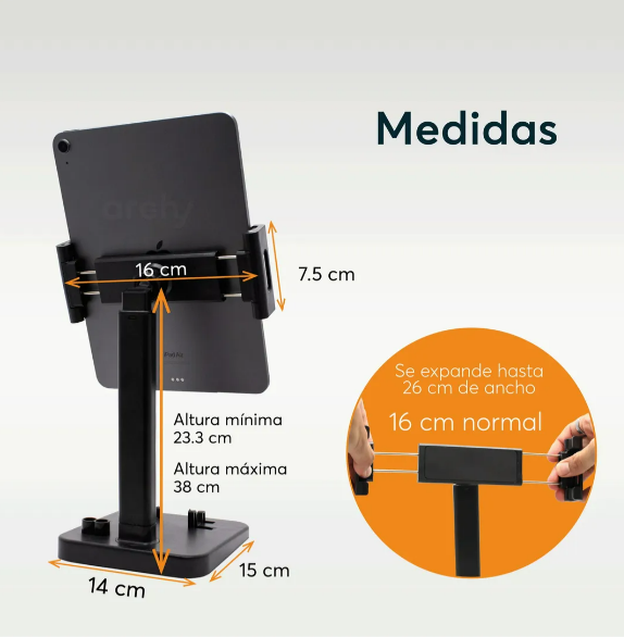 Foto 4 | Soporte para Tablet y Celular Xtellar