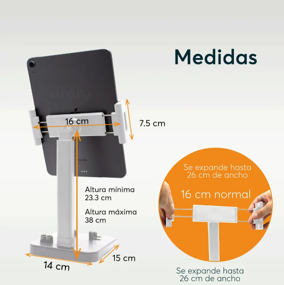 Foto 5 pulgar | Soporte para Tablet y Celular Xtellar