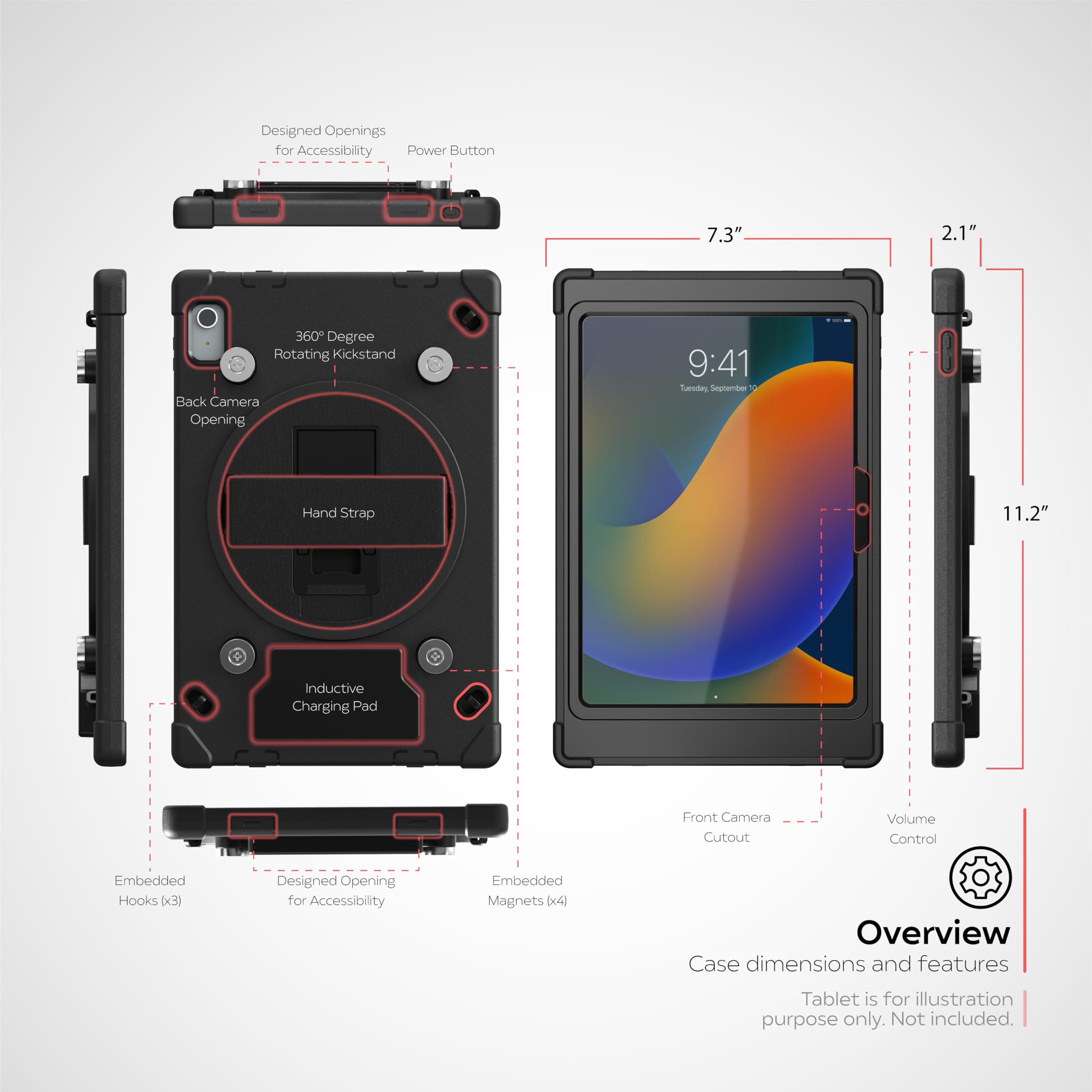 Foto 2 | Quiosco De Seguridad Cta Digital Wireless Con Carga Inalámbrica Para Ipad De 10,9 Pulgadas - Venta Internacional.