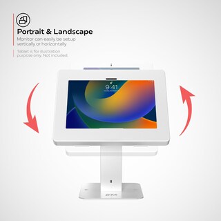 Foto 2 | Soporte De Sobremesa Cta Digital Sleek Para Tabletas Ipad, Color Blanco - Venta Internacional.