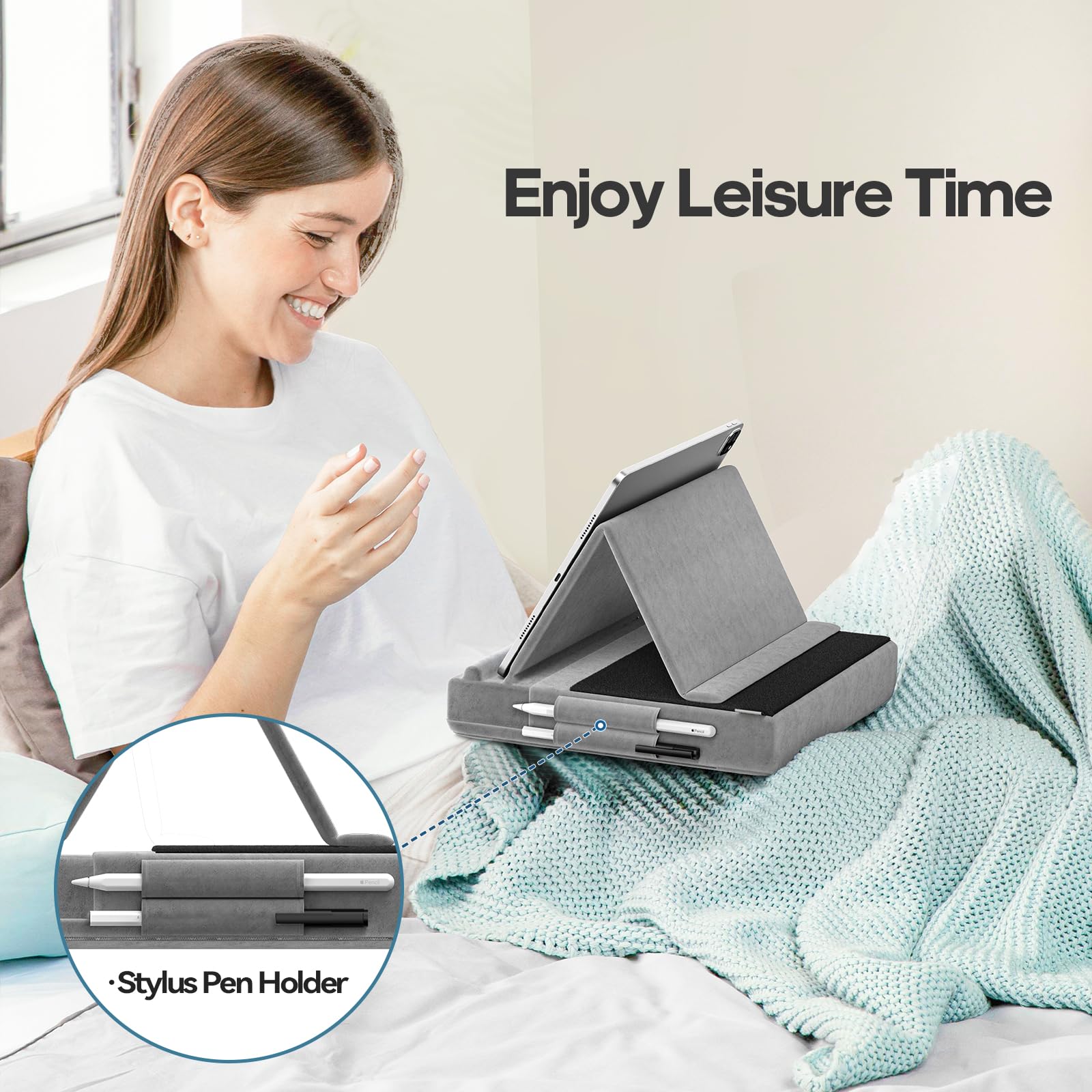Foto 3 | Soporte De Almohada Para Tableta Kdd Con Visualización Multiángulo Para Ipad - Venta Internacional.
