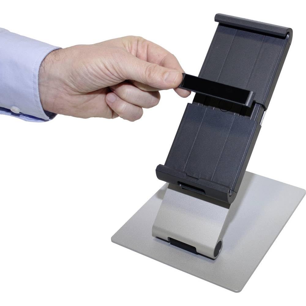 Soporte De Escritorio Para Tabletas Duradero De 7 A 13 Pulgadas, Plateado/carbón - Venta Internacional.