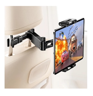 Foto 5 | Soporte Tablet Coche Auto Base Para Ipad Celular Ajustable Negro