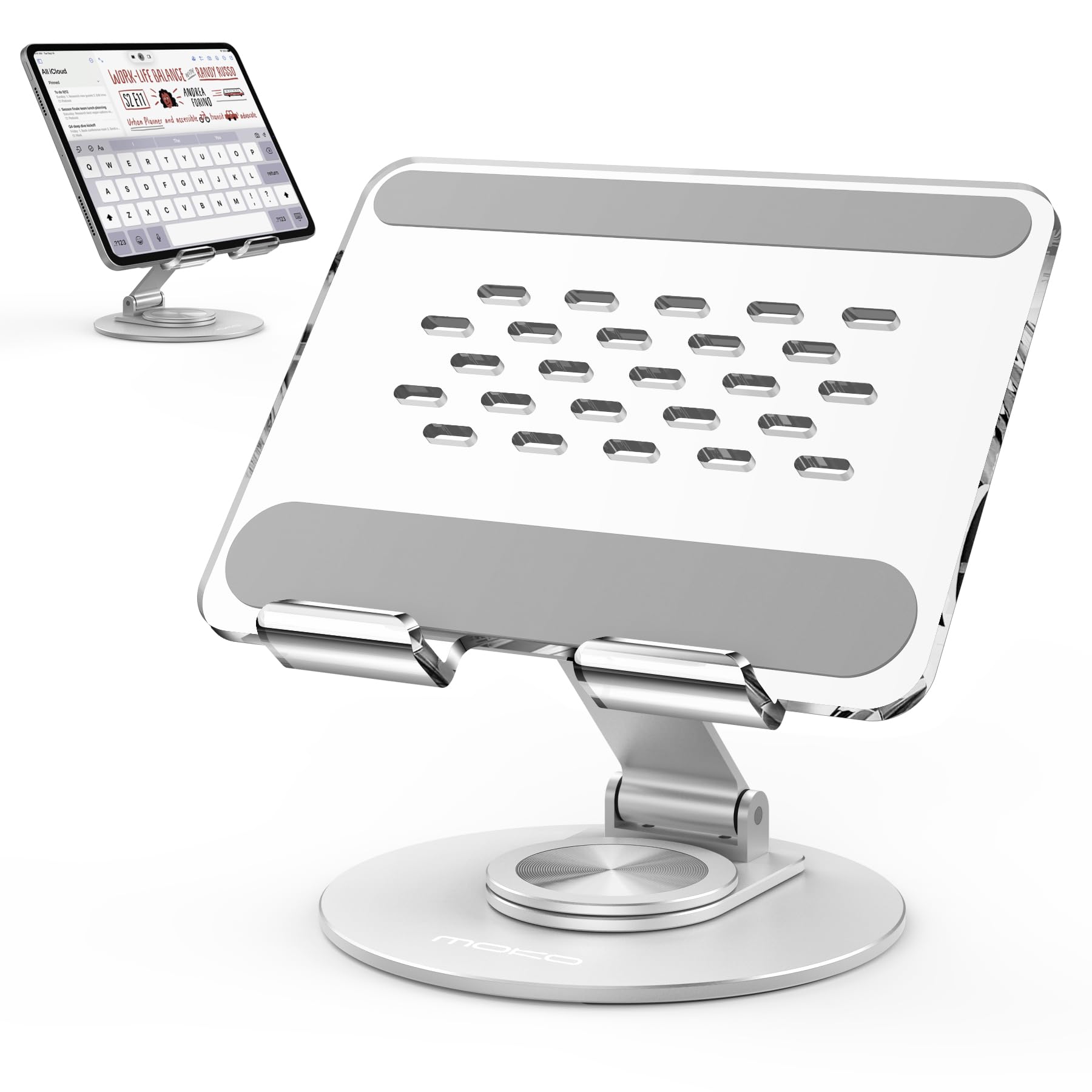 Soporte Para Tableta Moko  Acrílico Ajustable  Para Ipad De 4 7 A 12 9 Pulgadas - Venta Internacional.