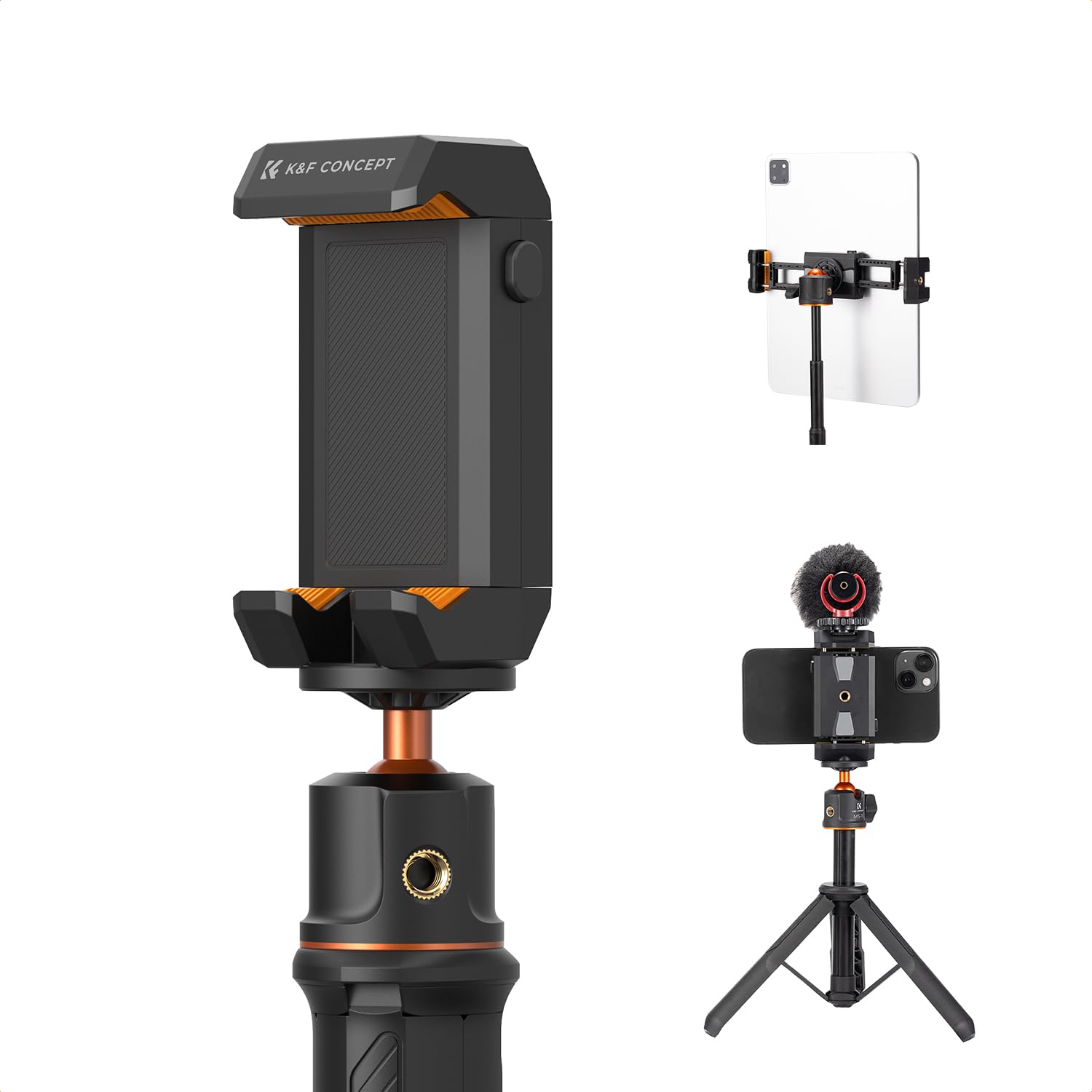 Foto 1 | Soporte Adaptador De Montaje En Trípode K&f Concept Para Iphone/samsung - Venta Internacional.