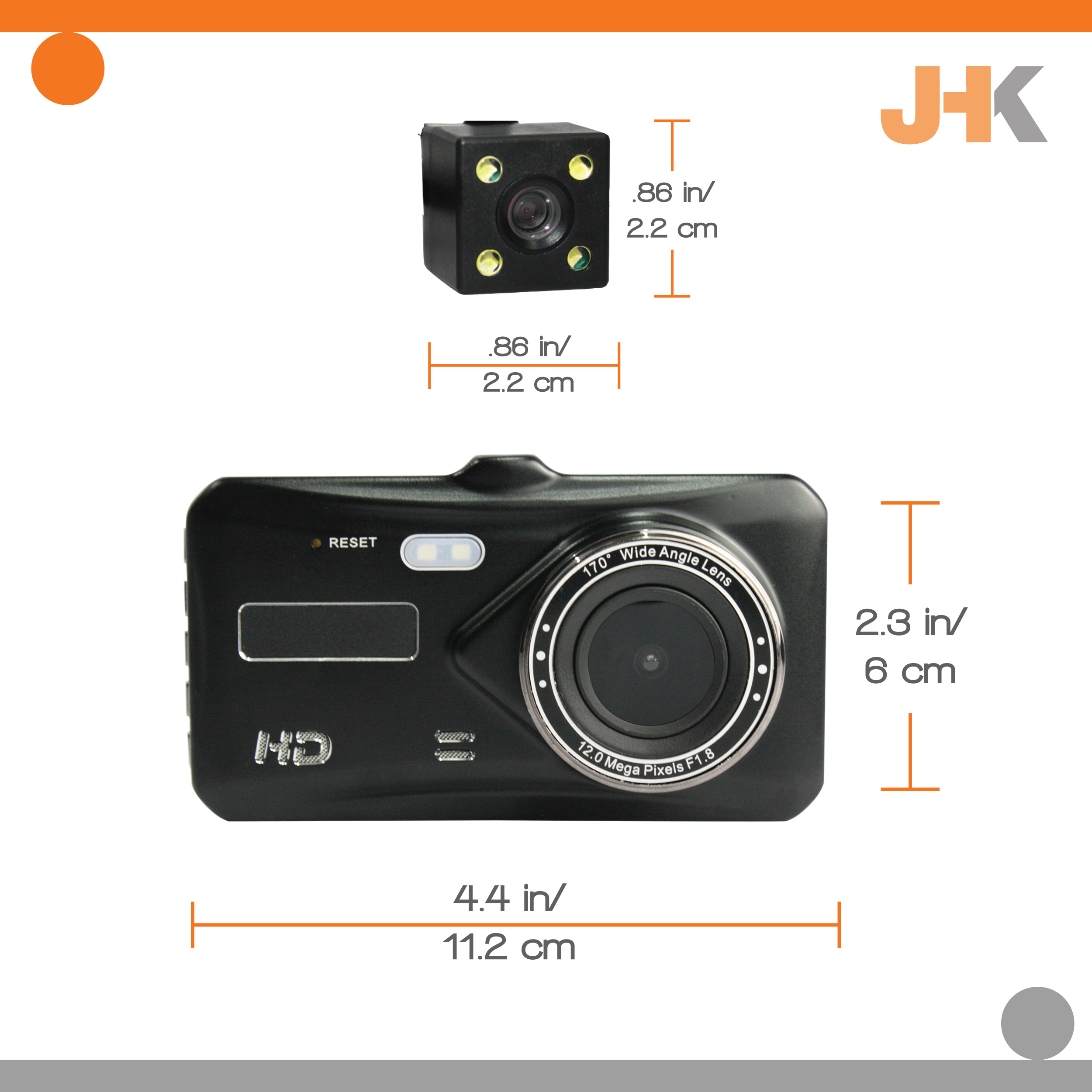 Foto 4 pulgar | Cámara Jhk con Pantalla Táctil de 3.4'' con Alta Definición 1080p