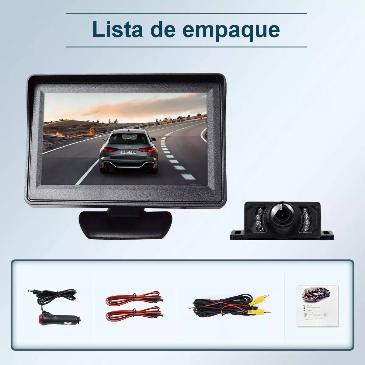 Foto 3 pulgar | Monitor Plegable Con Cámara De Respaldo Eo Safe Imports Esi-15098 Negro