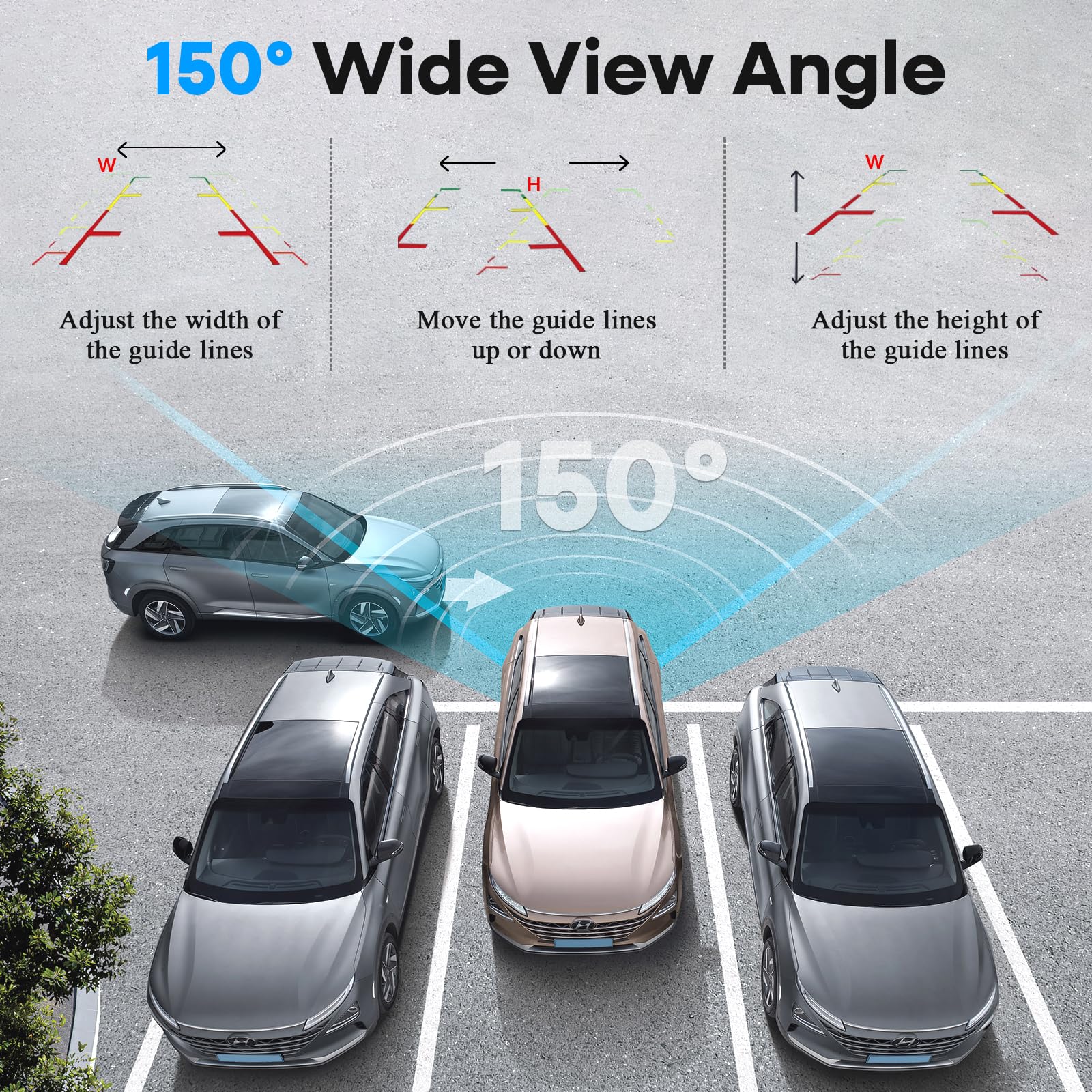 Foto 4 | Cámara Trasera Leekooluu Hd 1080p, Vista Trasera, Impermeable - Venta Internacional.