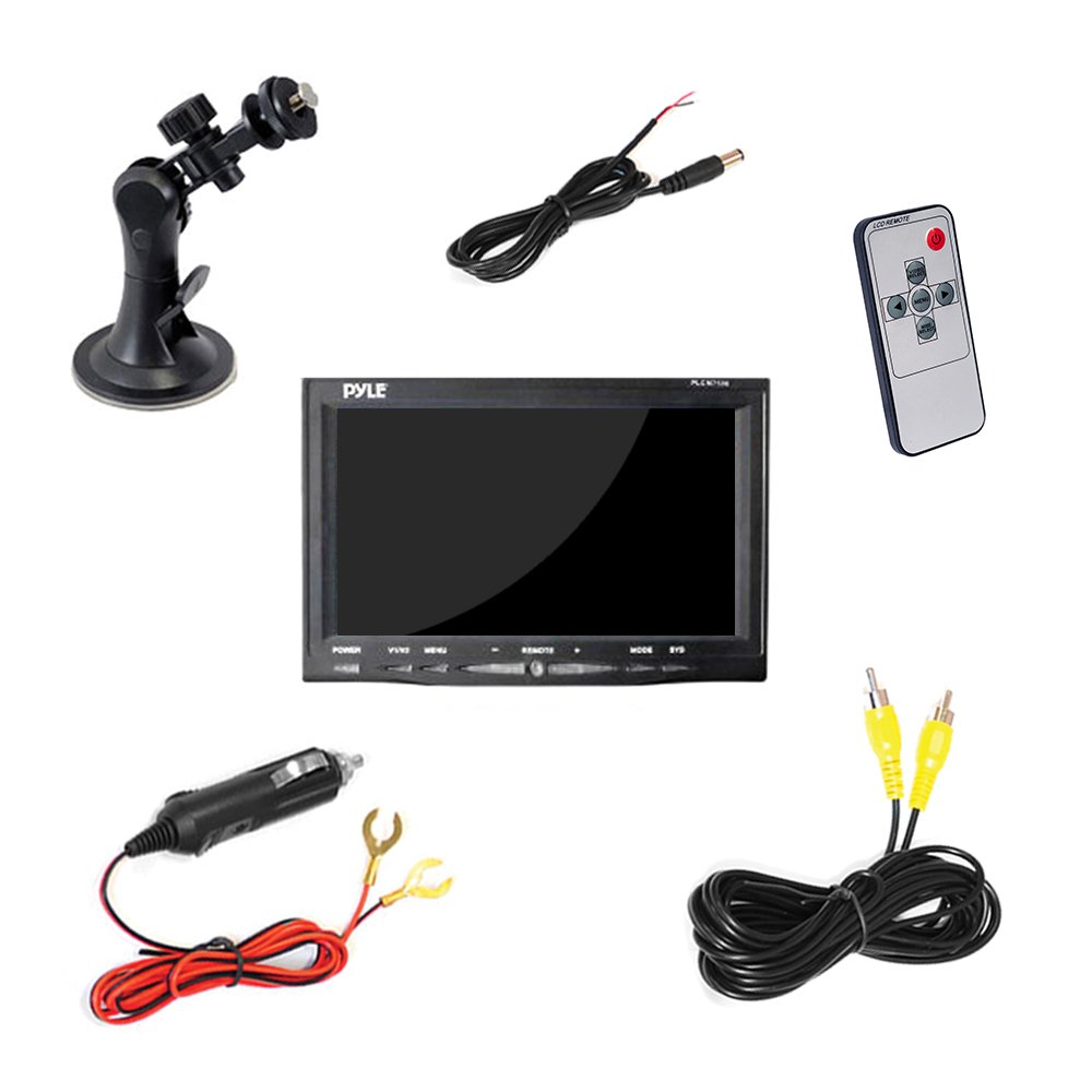 Foto 4 pulgar | Cámara De Respaldo Para Coche Pyle Plcm7500 Con Monitor Lcd Hd De 7 Pulgadas - Venta Internacional.