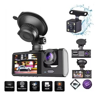 Foto 1 | Cámara Tucson Para Automovil Accesorio Dashcamera Hd1080p 3pantalla