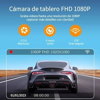 Foto 3 | Cámara Tucson Para Automovil Accesorio Dashcamera Hd1080p 3pantalla
