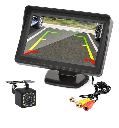 Foto 1 | Kit Camara Reversa Hd Auto Camioneta Impermeable Universal