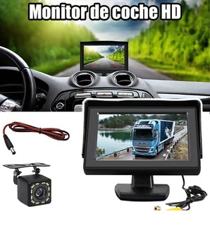 Foto 2 | Kit Camara Reversa Hd Auto Camioneta Impermeable Universal