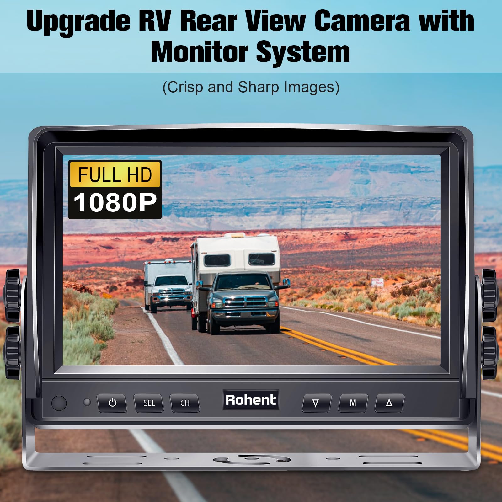 Foto 5 pulgar | Sistema De Cámara De Respaldo Rv Rohent R4 Hd 1080p Ip69 - Venta Internacional.