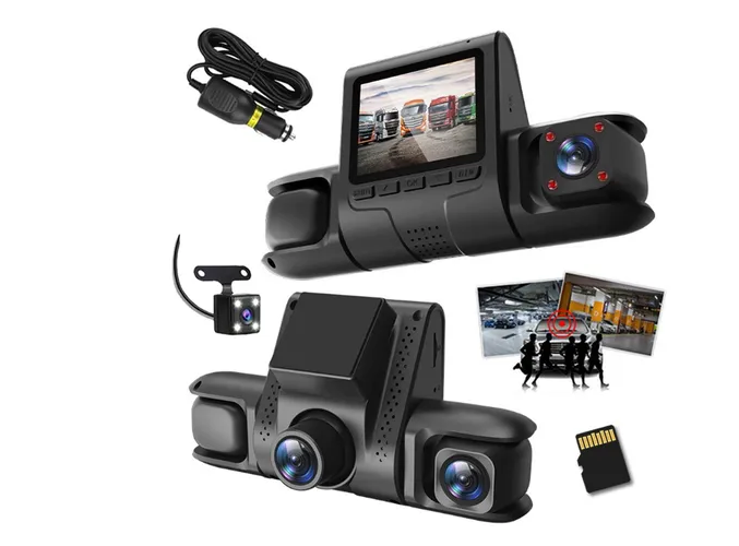 Foto 2 pulgar | Cámara Automóvil Carro De 4 Canales Visión 360° Dash Cam Hd