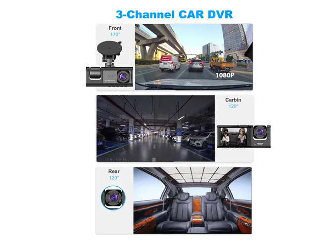 Foto 4 | Cámara De Tablero Hd De 1080p Cámara De Coche Pantalla De 2