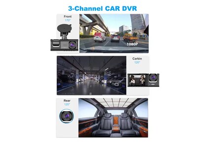 Foto 4 | Cámara De Tablero Hd De 1080p Cámara De Coche Pantalla De 2