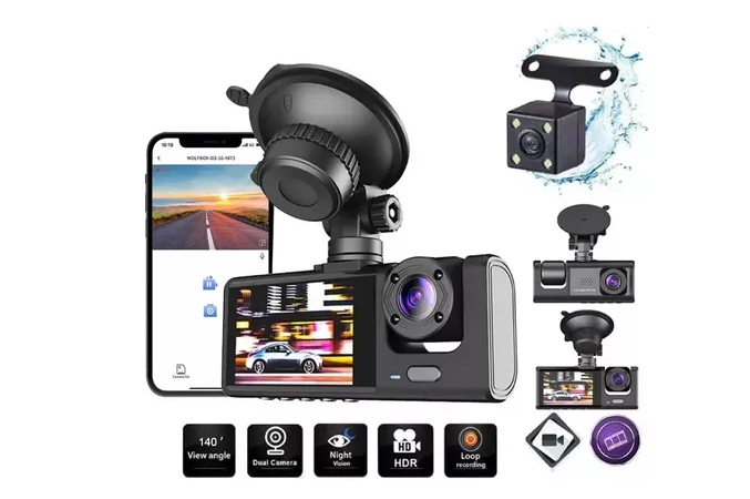 Foto 2 pulgar | Camera Hd1080p+app+wifi Cámara Para Automovil Accesorio
