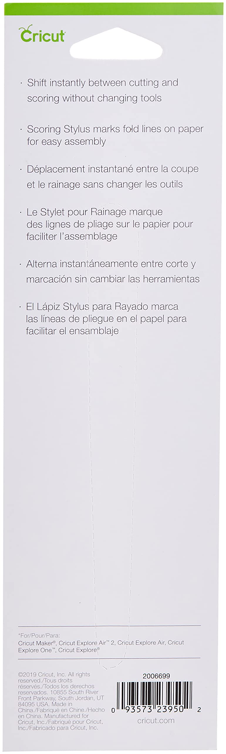 Foto 3 pulgar | Lápiz De Puntuación Cricut Lilac Para Cricut Explore Y Maker - Venta Internacional.