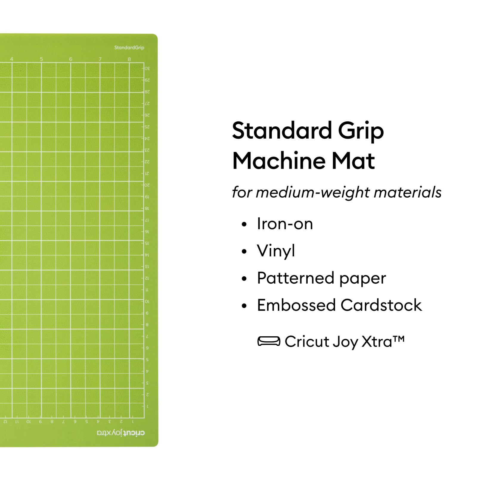 Foto 4 pulgar | Alfombrilla De Corte Cricut Standard Grip De 21,6 Cm X 30,5 Cm Para Cricut Joy - Venta Internacional.