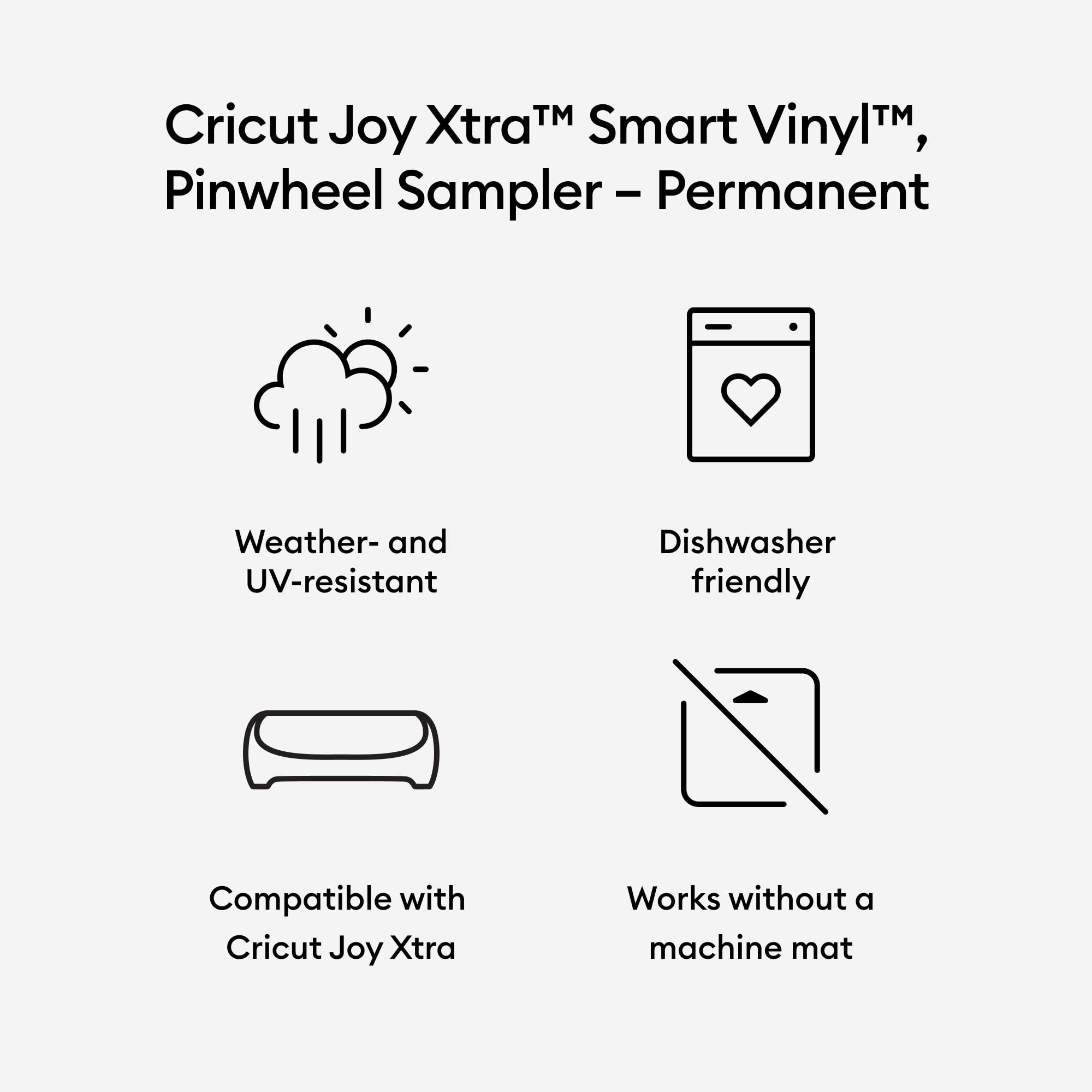 Foto 6 pulgar | Máquina Cortadora Cricut Joy Xtra Con Paquete Rainbow Smart Vinyl - Venta Internacional.