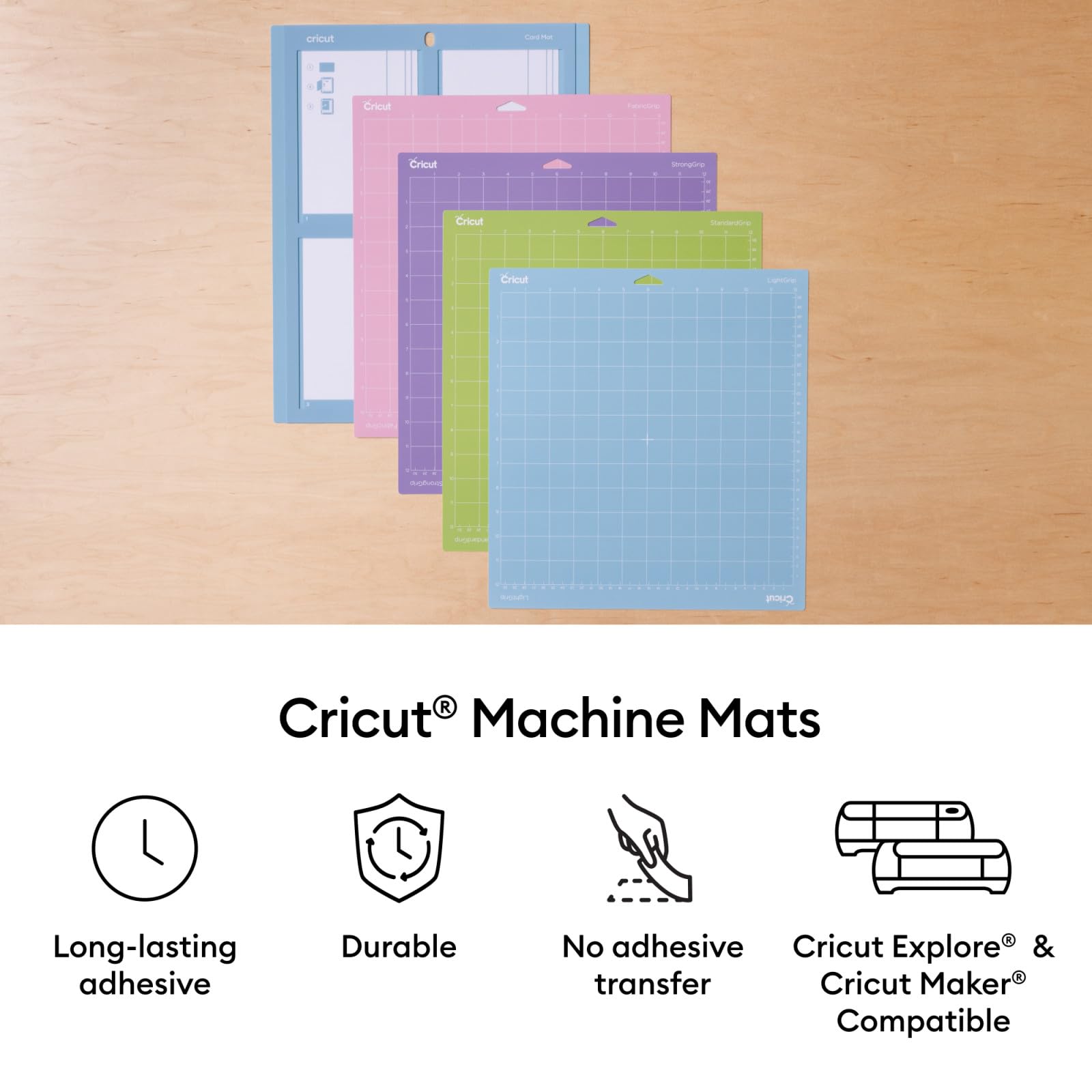 Foto 4 | Paquete Variado De Alfombrillas Cricut Para Máquinas Explore & Maker (4) - Venta Internacional.